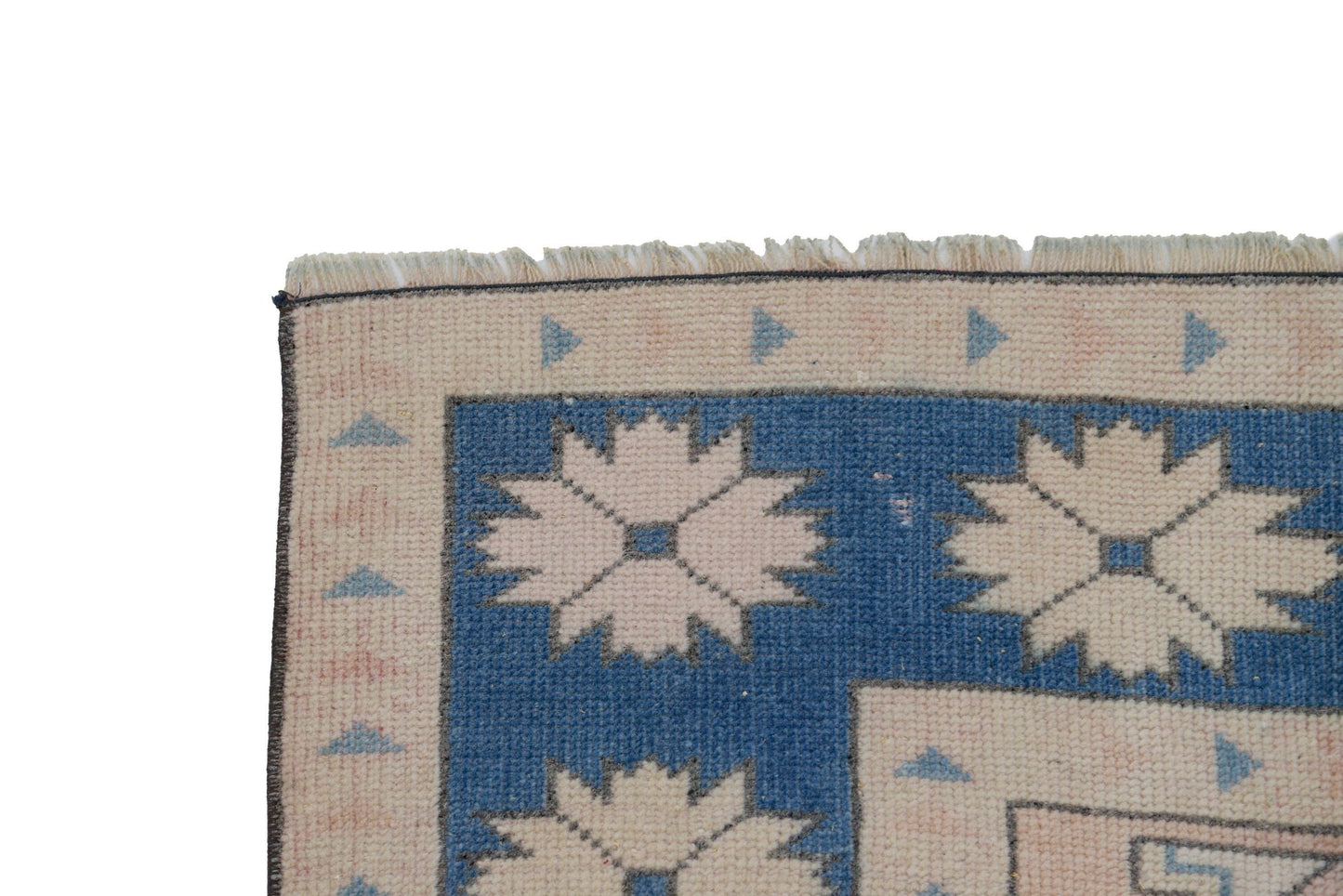 Turkish rug Muted, Neutral Oushak rug, Handmade Vintage rug, Carpet rug, Geometric rug, Floor rug, Area rug 5x7, Bedroom rug, 7290