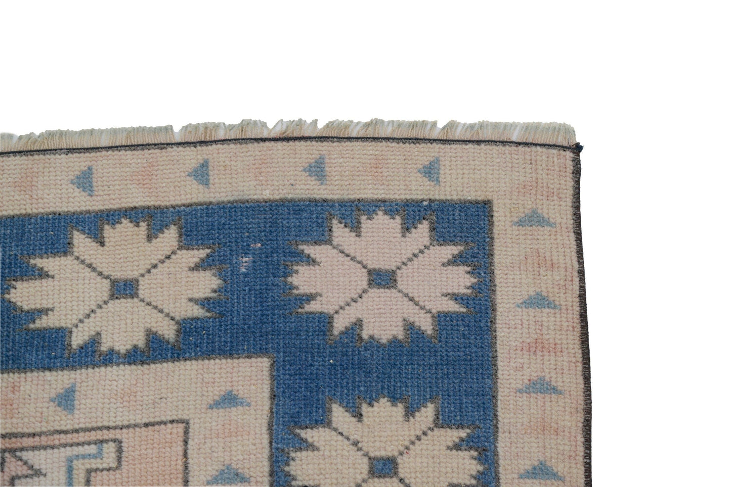 Turkish rug Muted, Neutral Oushak rug, Handmade Vintage rug, Carpet rug, Geometric rug, Floor rug, Area rug 5x7, Bedroom rug, 7290