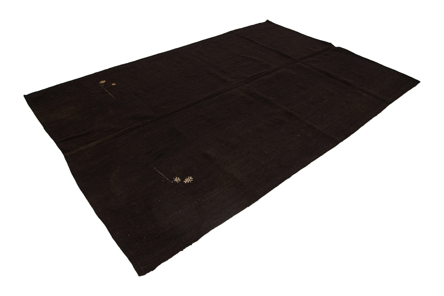 6x9 Goat Hair Kilim Rug, Turkish Kilim 6x9, Vintage Kilim Rug, Brown Handmade Area Rug, Farmhouse Rug, Unique Rug, Rustic Rug, 8205
