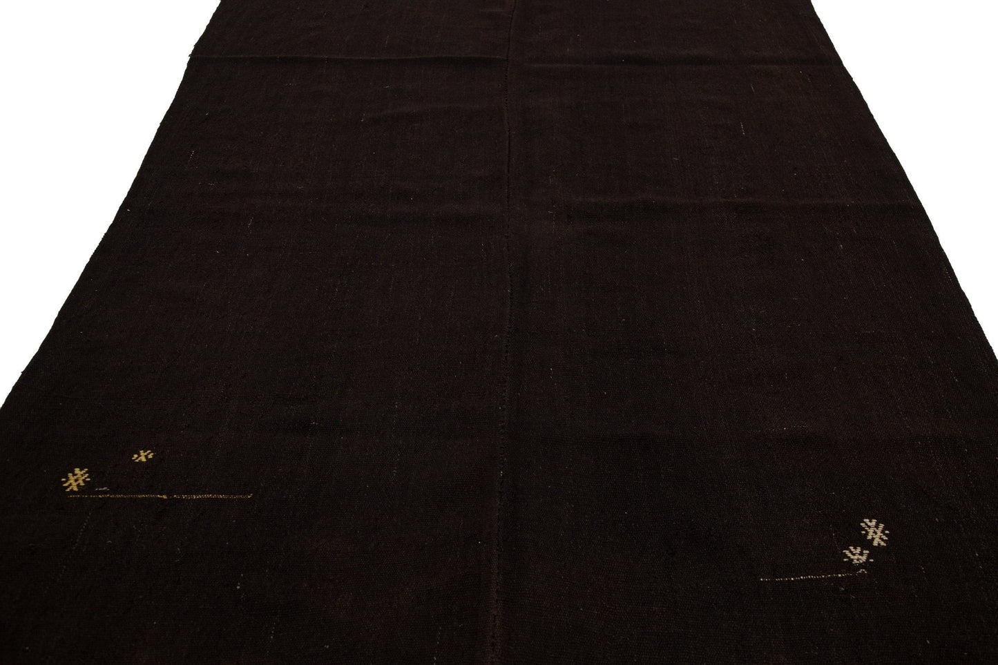 6x9 Goat Hair Kilim Rug, Turkish Kilim 6x9, Vintage Kilim Rug, Brown Handmade Area Rug, Farmhouse Rug, Unique Rug, Rustic Rug, 8205