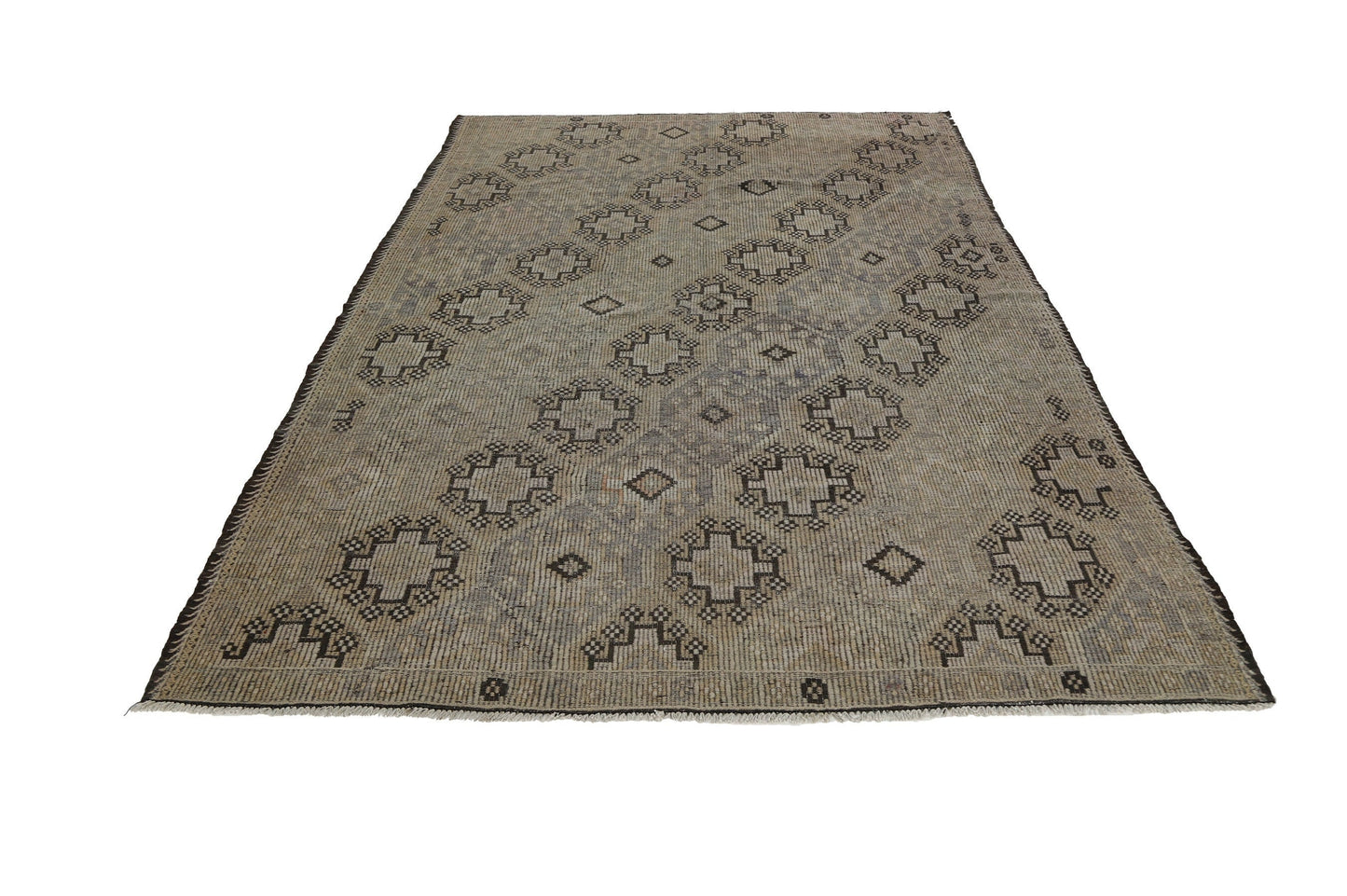 Southwestern Kilim Rug, Handmade Turkish Rug, Vintage Rug, Kilim Flat Weaave Rug, Area Rug, Unique Rug, Old Rug, Floor Rug, 8077