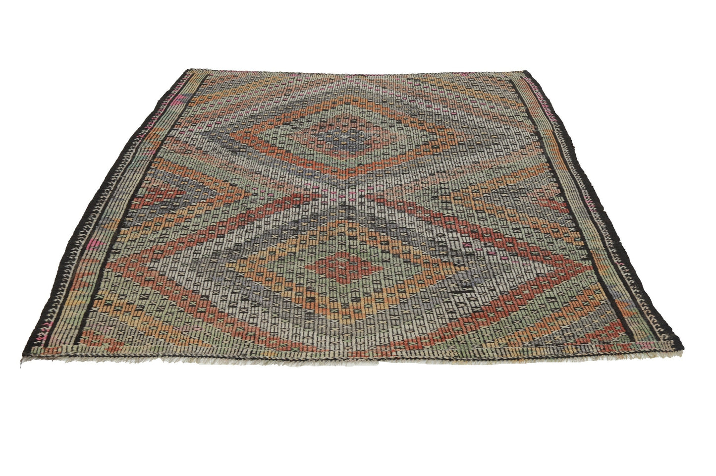 Kilim Rug, Turkish Kilim, Vintage Kilim, Kilim Rug, Rustic Rug, Traditional Rug, Neutral Rug, Organic Rug, Floor Rug, Kilim Rug 6x8, 8189