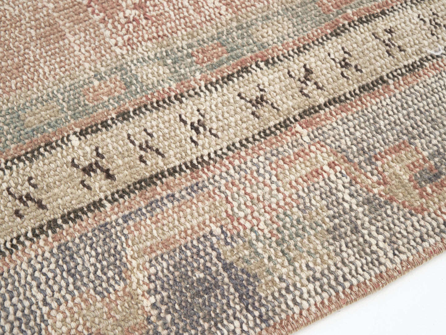 Handmade Vintage Rug, Turkish Oushak Antique Rug, Area Faded Rug, Neutral Floor Rug, Office Rug, Scandinavian Rug,Turkey Rug, Rug 6x8, 12057