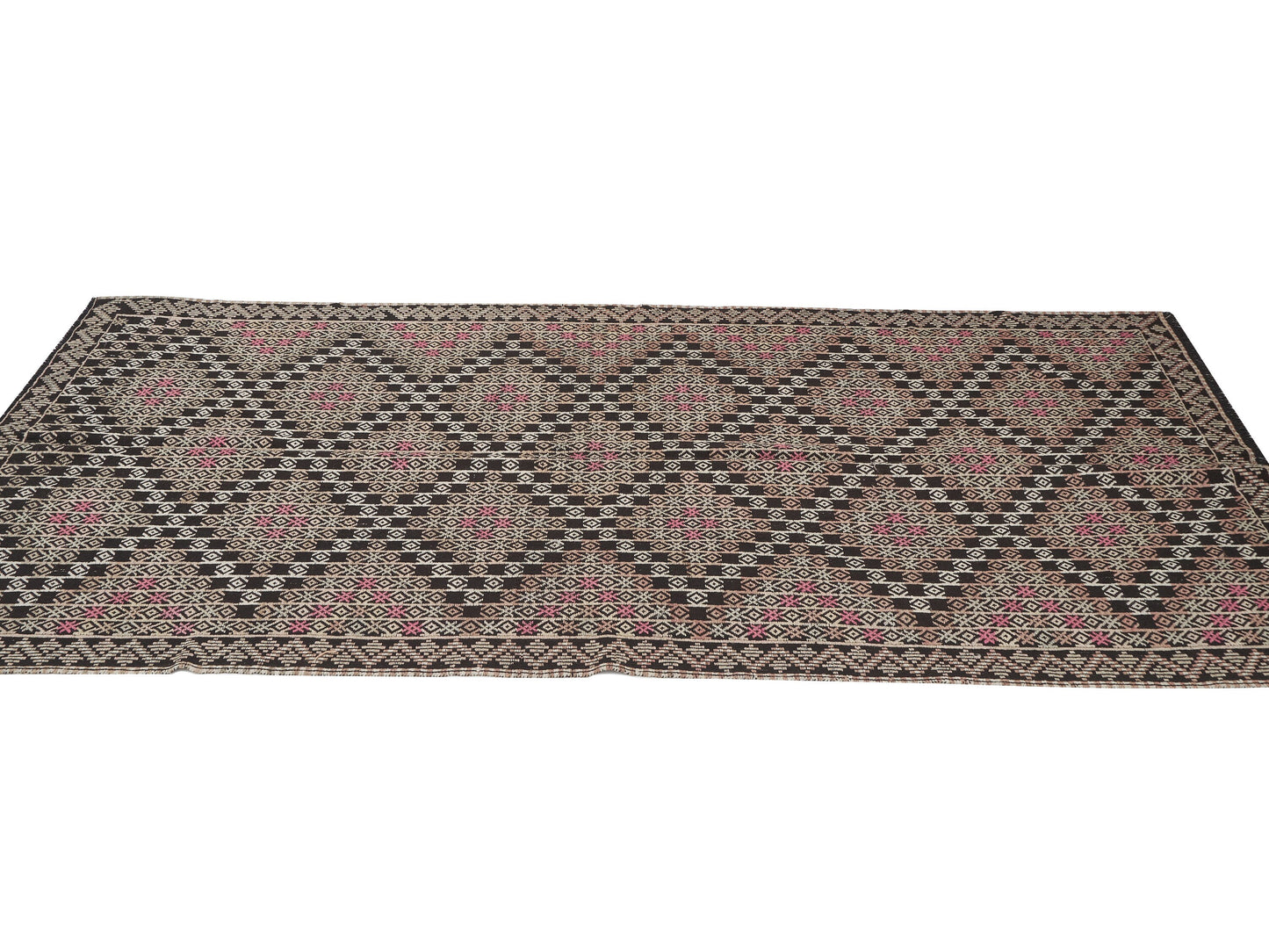 Area Kilim Rug, Turkish Kilim, Handmade Antique Kilim Rug, Vintage Rustic Kilim Rug, Kid Room Rug, Kilim Rug 5x10, Primitive Rug, 12584