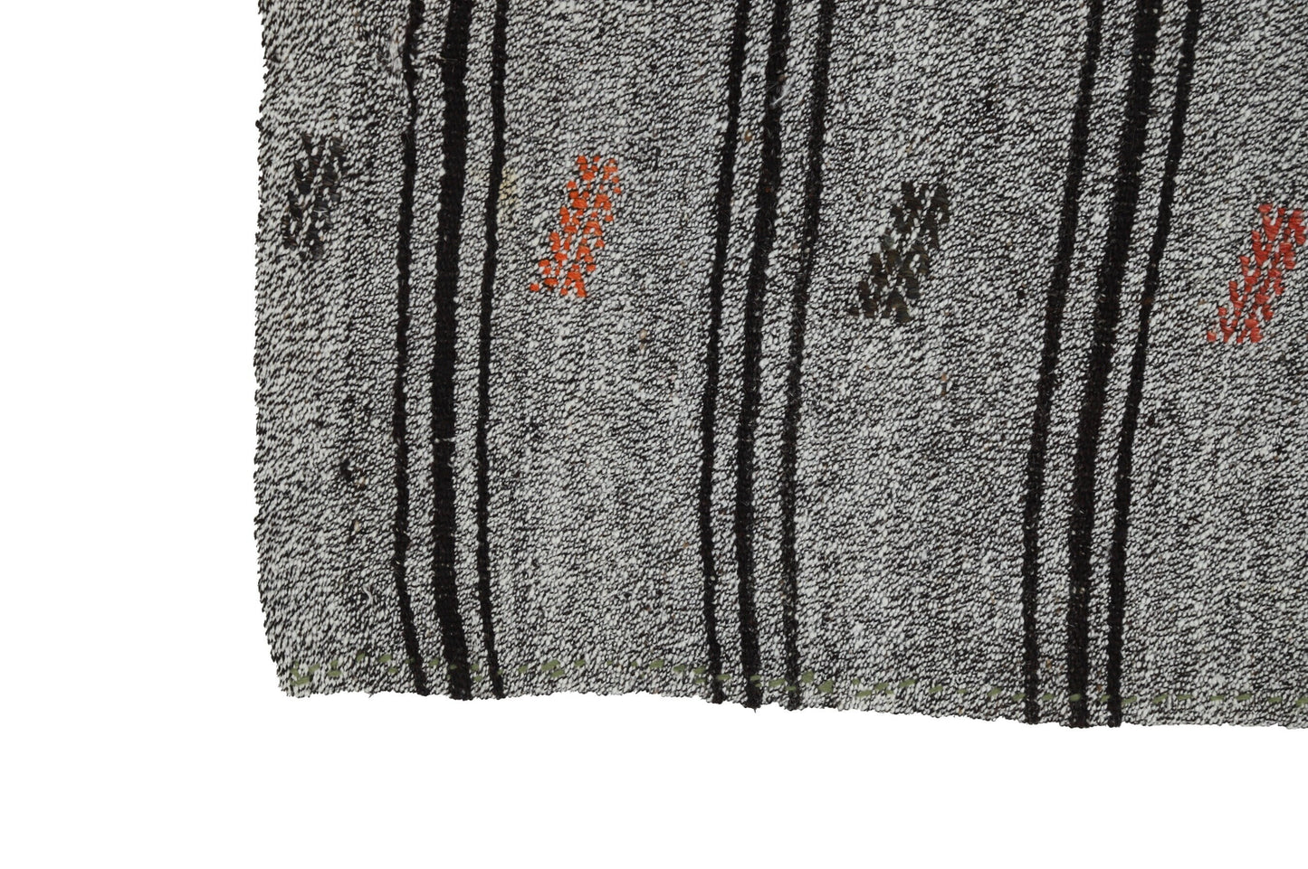 Turkish Kilim Rug, Rug Kilim, Kilim Rug 6x8, Area Kilim, Gray Striped Kilim Rug, Wool Rug, Square Kilim Rug, Unique Rug, Neutral Rug, 8098