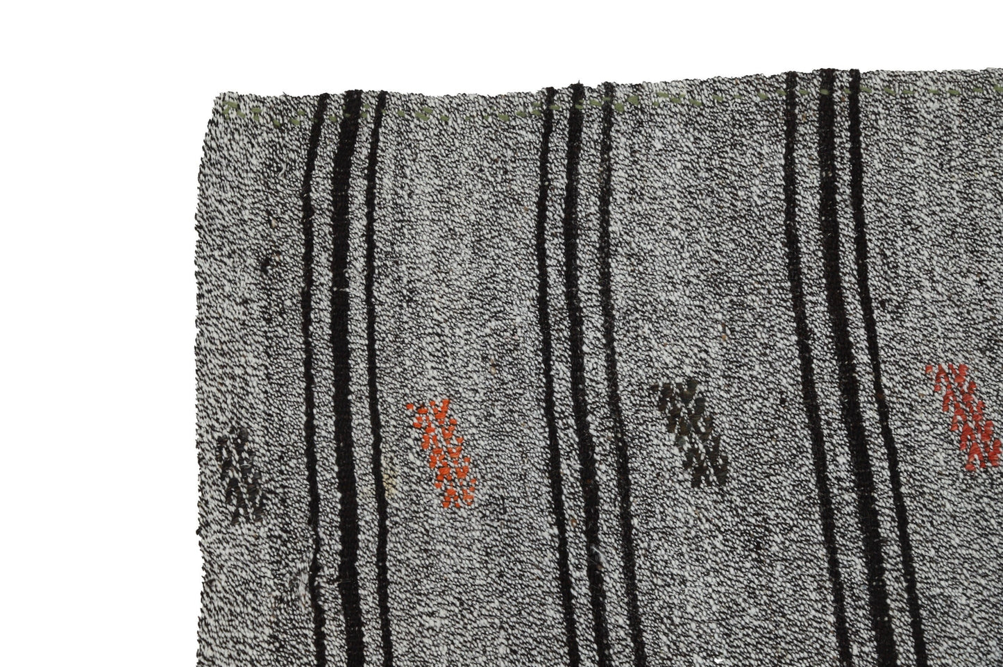 Turkish Kilim Rug, Rug Kilim, Kilim Rug 6x8, Area Kilim, Gray Striped Kilim Rug, Wool Rug, Square Kilim Rug, Unique Rug, Neutral Rug, 8098