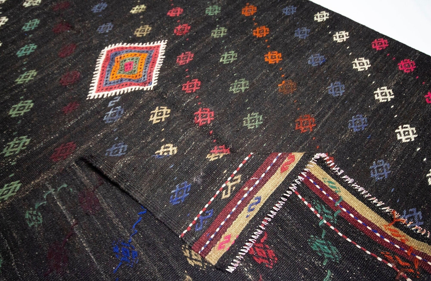 6x9 Vintage Turkish Kilim Rug, Flat Weave Rug, Neutral Rug, Unique Rug, Organic Rug, Anatolia Rug, Bedroom Rug, Rug Kilim, 1983