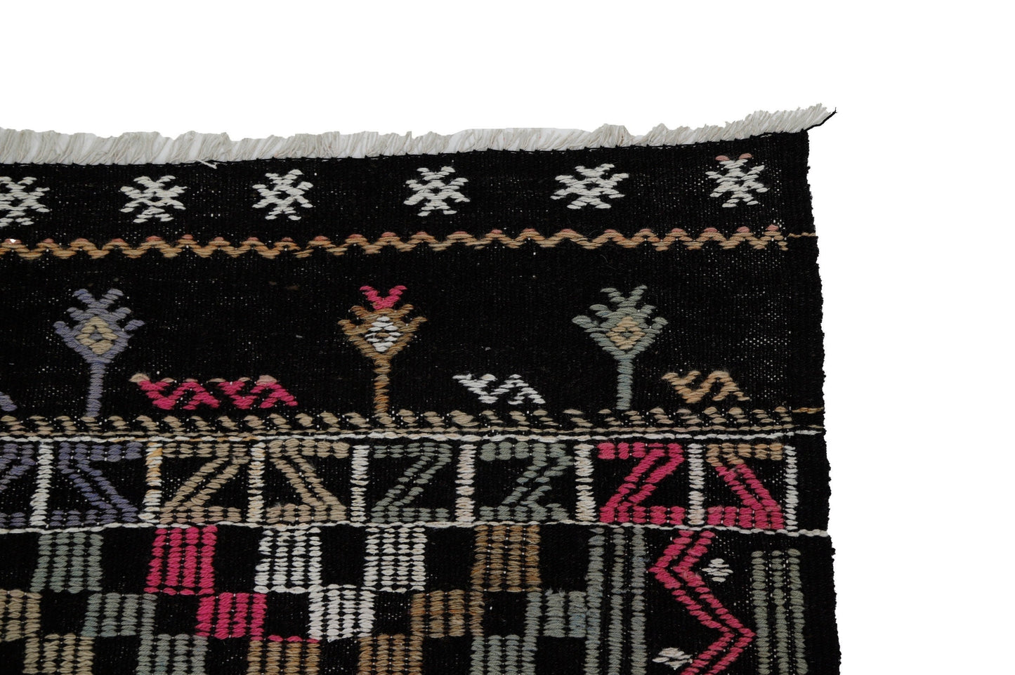 7x10 Area Kilim Rug, Turkish Kilim Rug, Vintage Kilim Rug, One of a Kind Rug, Handmade Kilim Rug, Living Room Rug, Scandinavian Rug, 8058