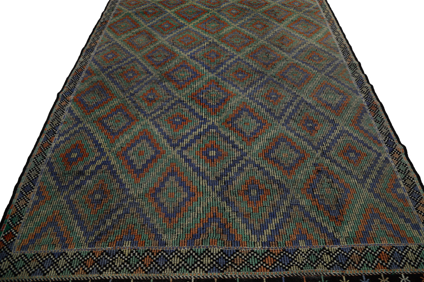 Turkish Kilim Rug, Vintage Kilim Rug, Area Kilim Rug 7x11, Kİlim Rug, Anatolia Rug, Wool Rug, Primitive Rug, Rug Kilim, Bedroom Rug, 8059