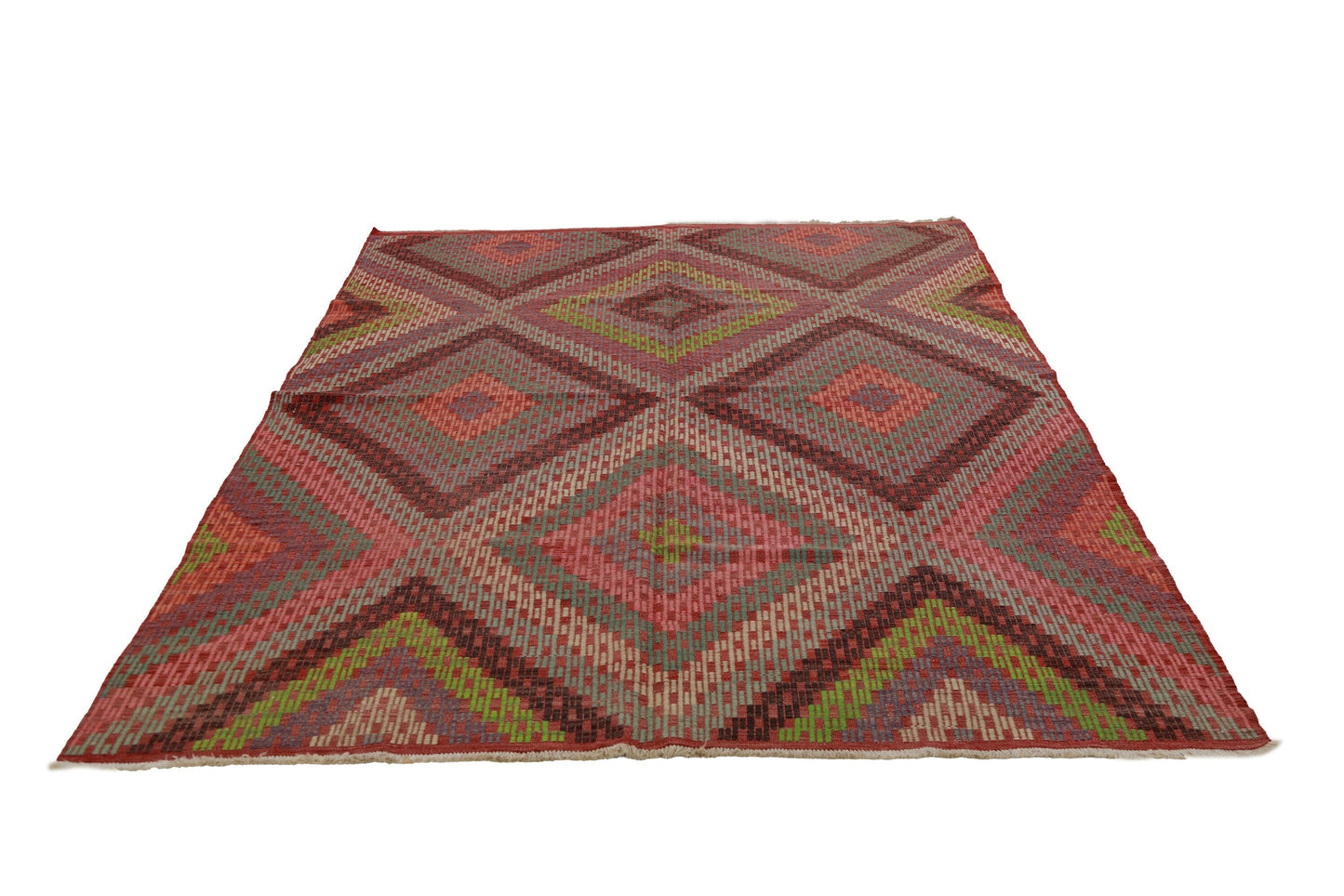 Kilim Rug 6X9, One of a Kind, Turkish Kilim Rug, Vintage Kilim Rug, Area Kilim Rug, Handmade Kilim Rug, Rug Kilim, Bedroom Rug, 2861