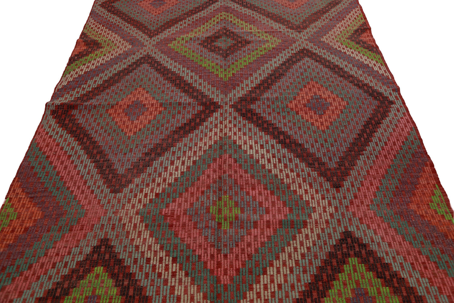 Kilim Rug 6X9, One of a Kind, Turkish Kilim Rug, Vintage Kilim Rug, Area Kilim Rug, Handmade Kilim Rug, Rug Kilim, Bedroom Rug, 2861