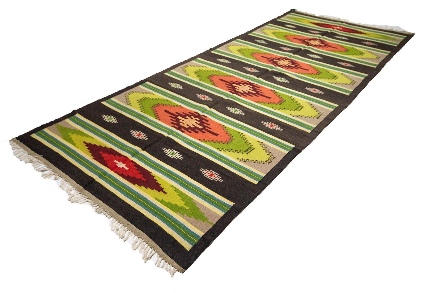 Green Kilim Rug, Turkish Kilim Rug, Handmade Faded Kilim Rug, Rug Kilim 6x10, Vintage Kilim Rug, Rustic Rug, One of a Kind Rug, 2968