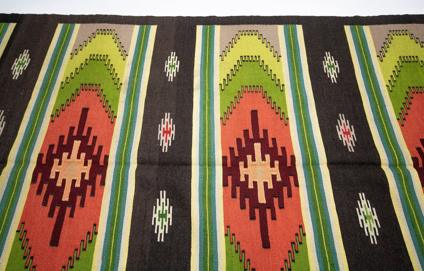 Green Kilim Rug, Turkish Kilim Rug, Handmade Faded Kilim Rug, Rug Kilim 6x10, Vintage Kilim Rug, Rustic Rug, One of a Kind Rug, 2968
