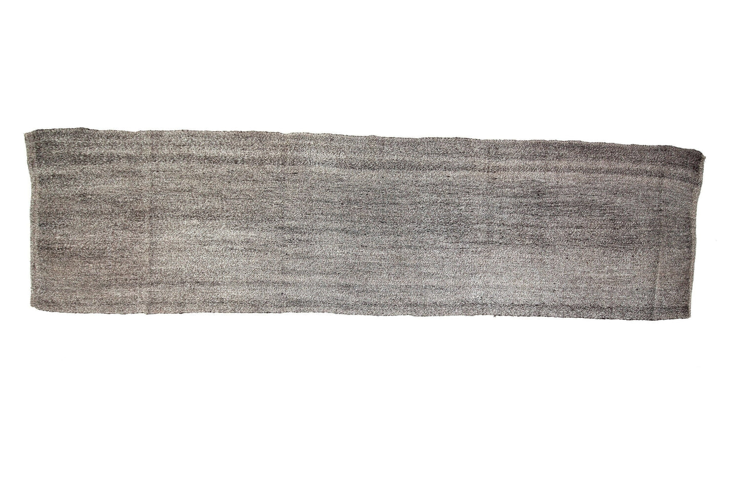 Turkish Kilim Runner, Gray Kilim Runner Rug 3x12, Handmade Hallway Rug, Minimalist Rug, Floor Runner, Rug Runner Grey, 6700