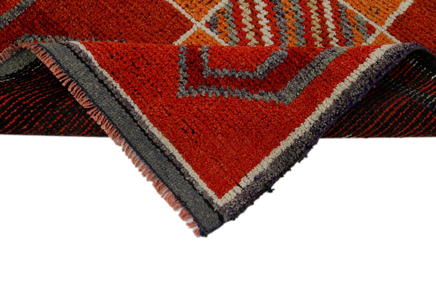 Turkish runner, Vintage runner, Oushak runner ,Herki runner, Rug runner, Floor runner ,Runner rug 3x11, Hallway rug, Kitchen rug, 7186