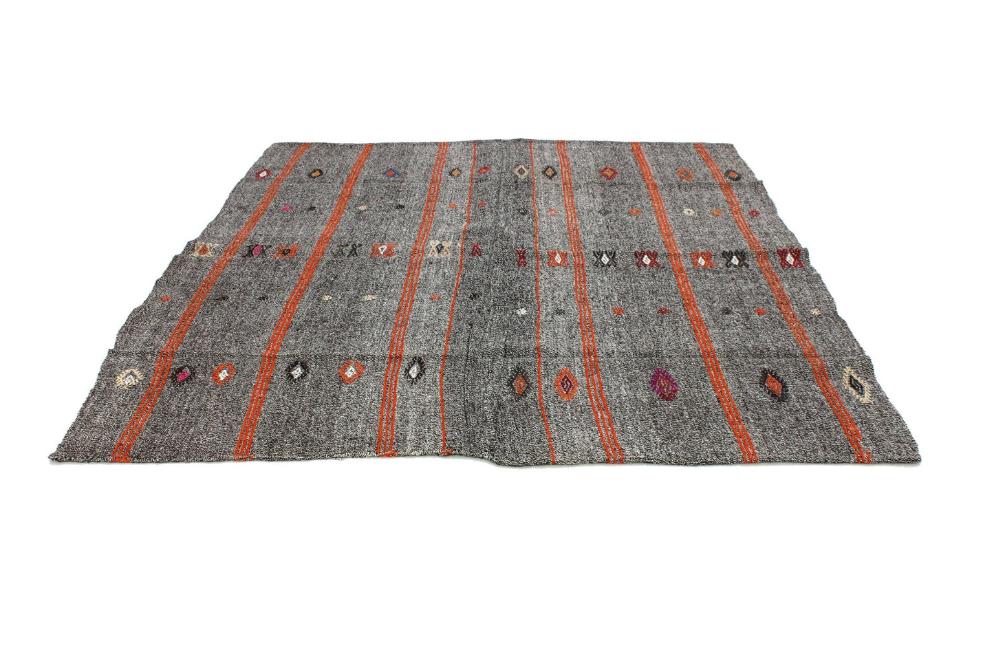 Kilim Rug, Turkish Kilim Rug, One of a Kind Rug, Kilim Rug 6x8, Vintage Kilim Rug, Area Kilim Rug, Handmade Rug, Goat Hair Rug, 4769