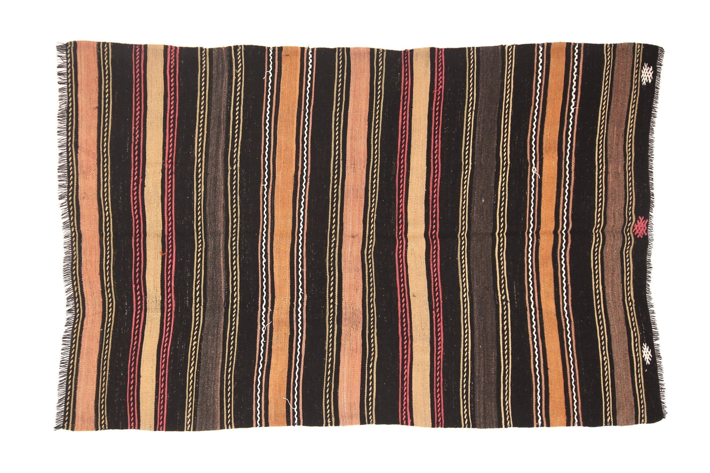 Kilim Rug 6x9, Wool Rug, Turkish Kilim Rug, Vintage Kilim Rug, Area Kilim Rug, Rug Kilim, Neutral Rug, Handmade Faded Kilim Rug, 6065