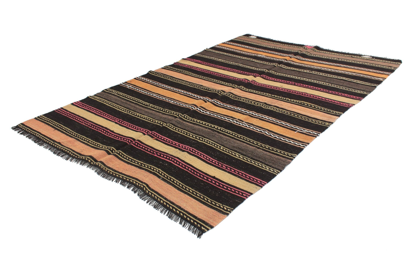 Kilim Rug 6x9, Wool Rug, Turkish Kilim Rug, Vintage Kilim Rug, Area Kilim Rug, Rug Kilim, Neutral Rug, Handmade Faded Kilim Rug, 6065