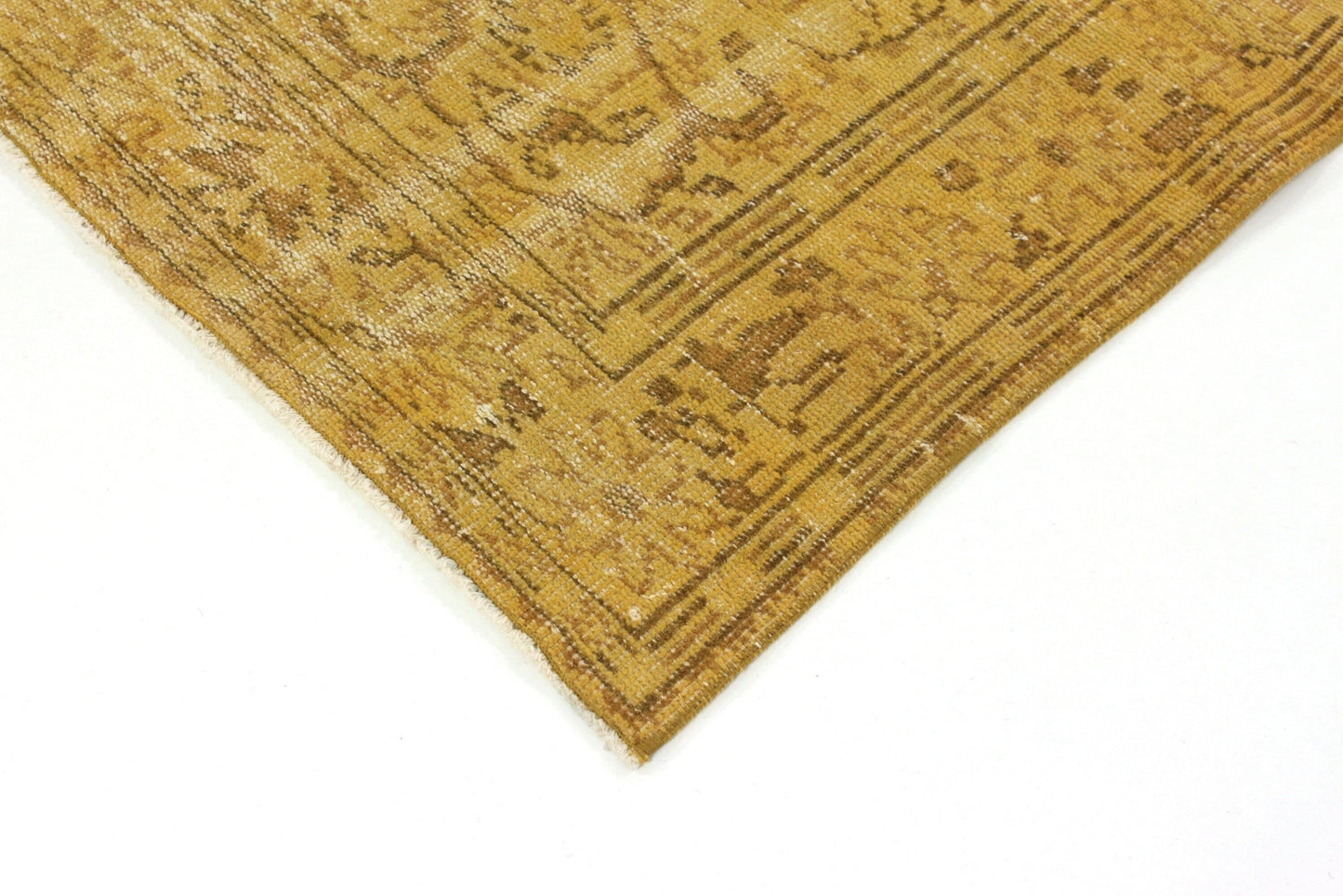 6x9 Yellow Carpet Rug, Turkish Rug 6x9, Vintage Rug 6x9, Floral Rug, One of a kind, Oushak Carpet Rug ,3689