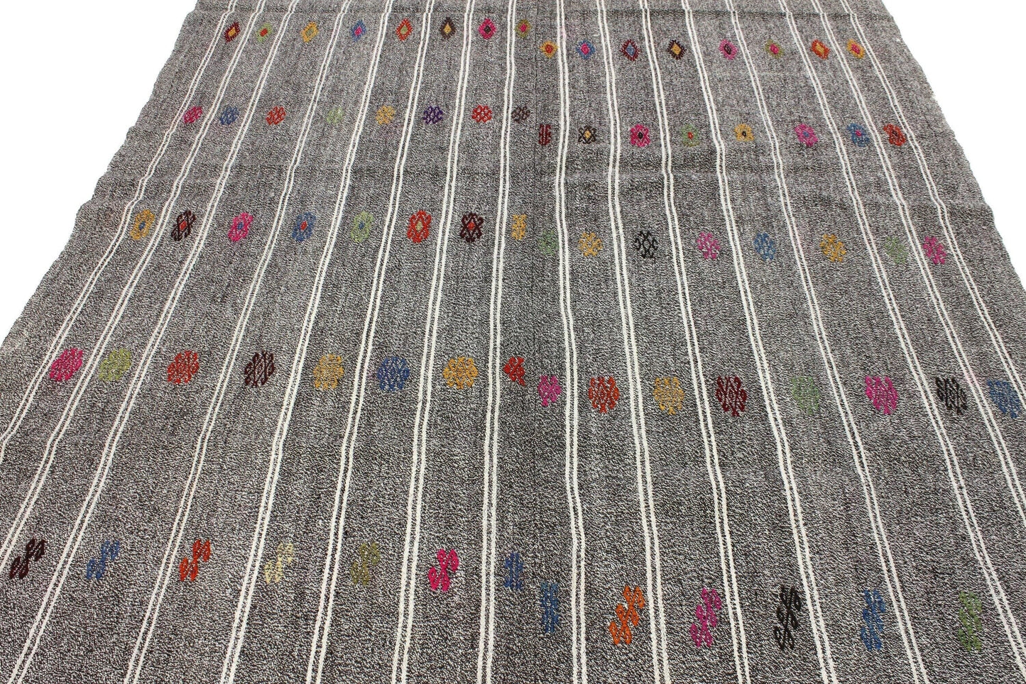 Turkish Kilim 6x9, Vintage Kilim Rug, Area Kilim Rug, Kilim Rug, Handmade Rug, Rug Kilim 6x9, Kilim Rug, Gray Rug, Living Room Rug, 4754
