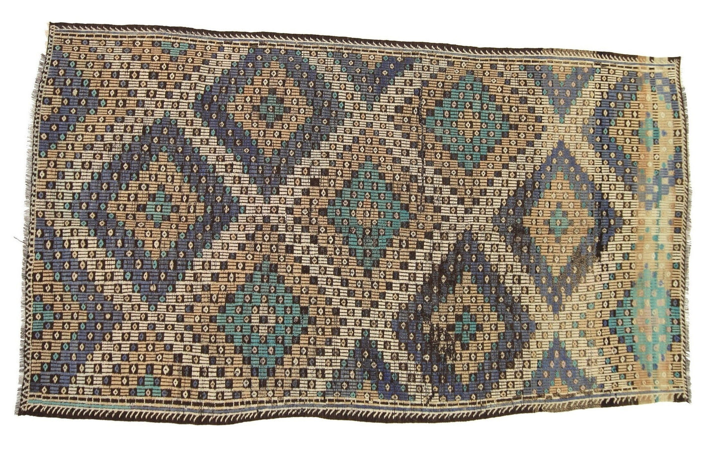 Kilim rug Neutral, Turkish kilim, Vintage kilim, Area rug ,Farmhouse rug, Living room rug, Authentic Turkish rug, Made in Turkey, 3143