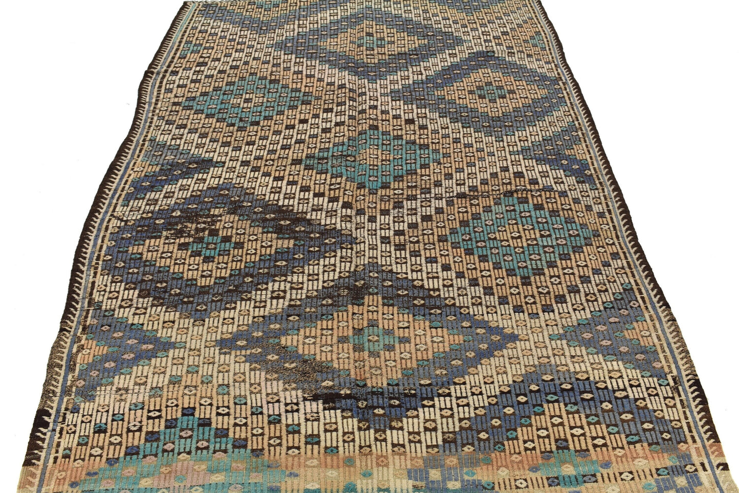 Kilim rug Neutral, Turkish kilim, Vintage kilim, Area rug ,Farmhouse rug, Living room rug, Authentic Turkish rug, Made in Turkey, 3143