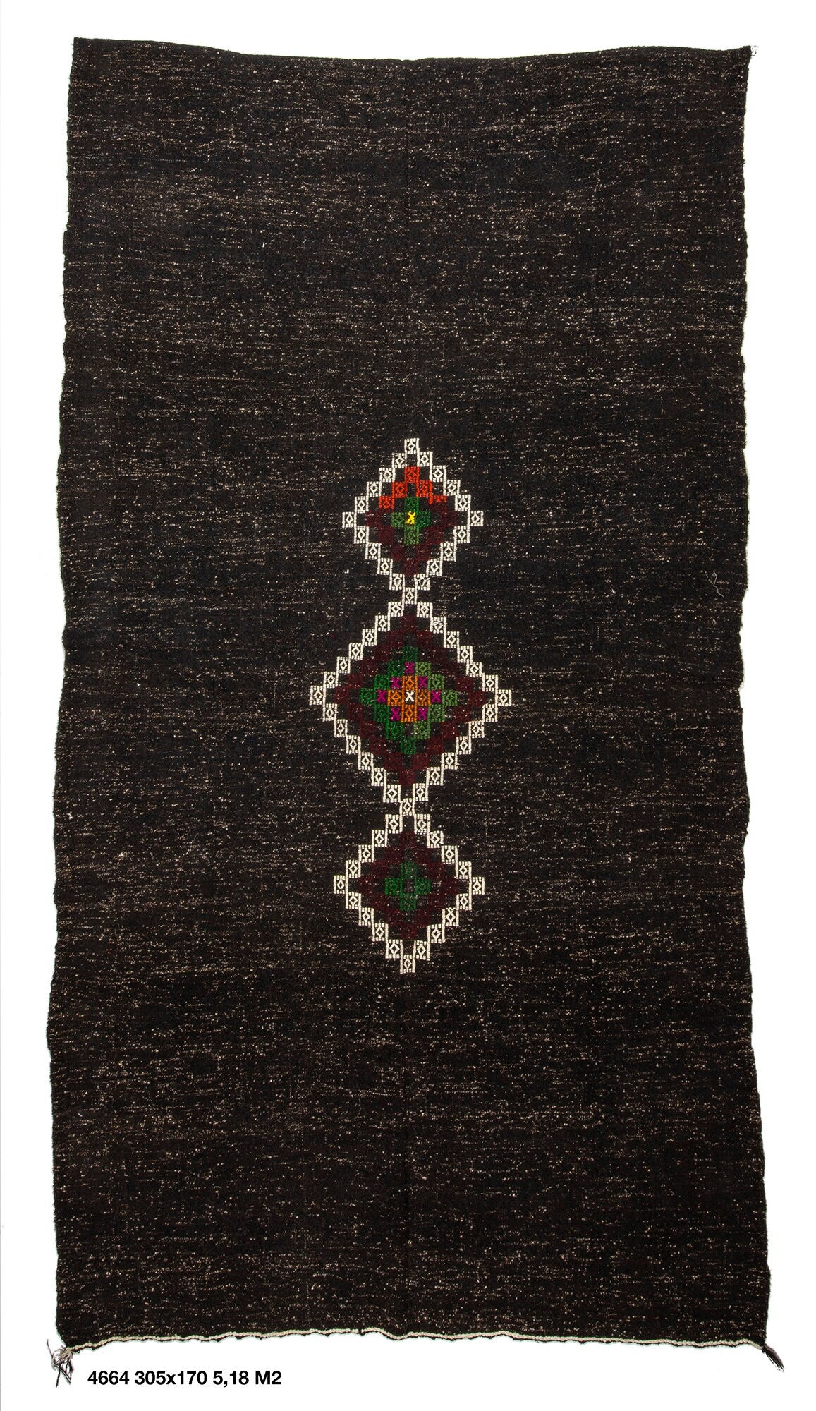 5x10 İndoor Kilim rug, Organic Turkish Kilim Rug Neutral, Handmade Goat Hair Area rug,5x10 Brown kilim rug, Farmhouse, 3777