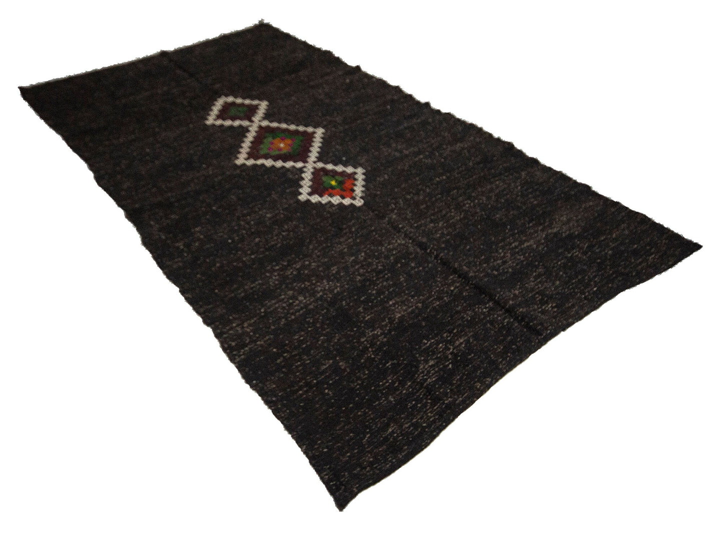 5x10 İndoor Kilim rug, Organic Turkish Kilim Rug Neutral, Handmade Goat Hair Area rug,5x10 Brown kilim rug, Farmhouse, 3777