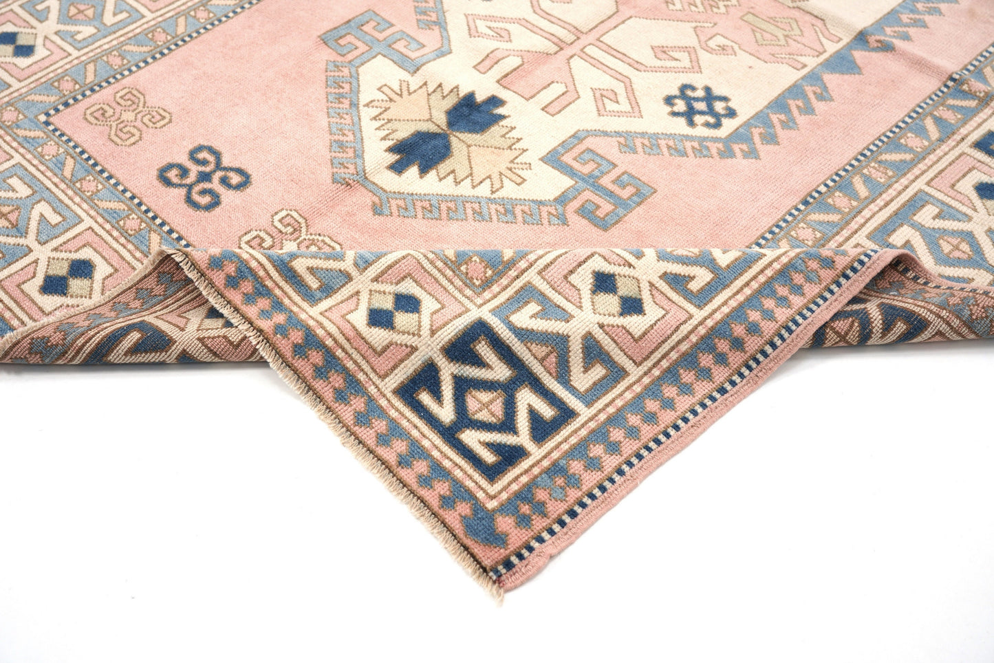 Area rug 6x8, Pink Oushak Rug, Turkish Rug, Oushak Rug ,Vintage Rug, Unique Rug, Mid-Century Oushak Rug, Living room Rug, 6301