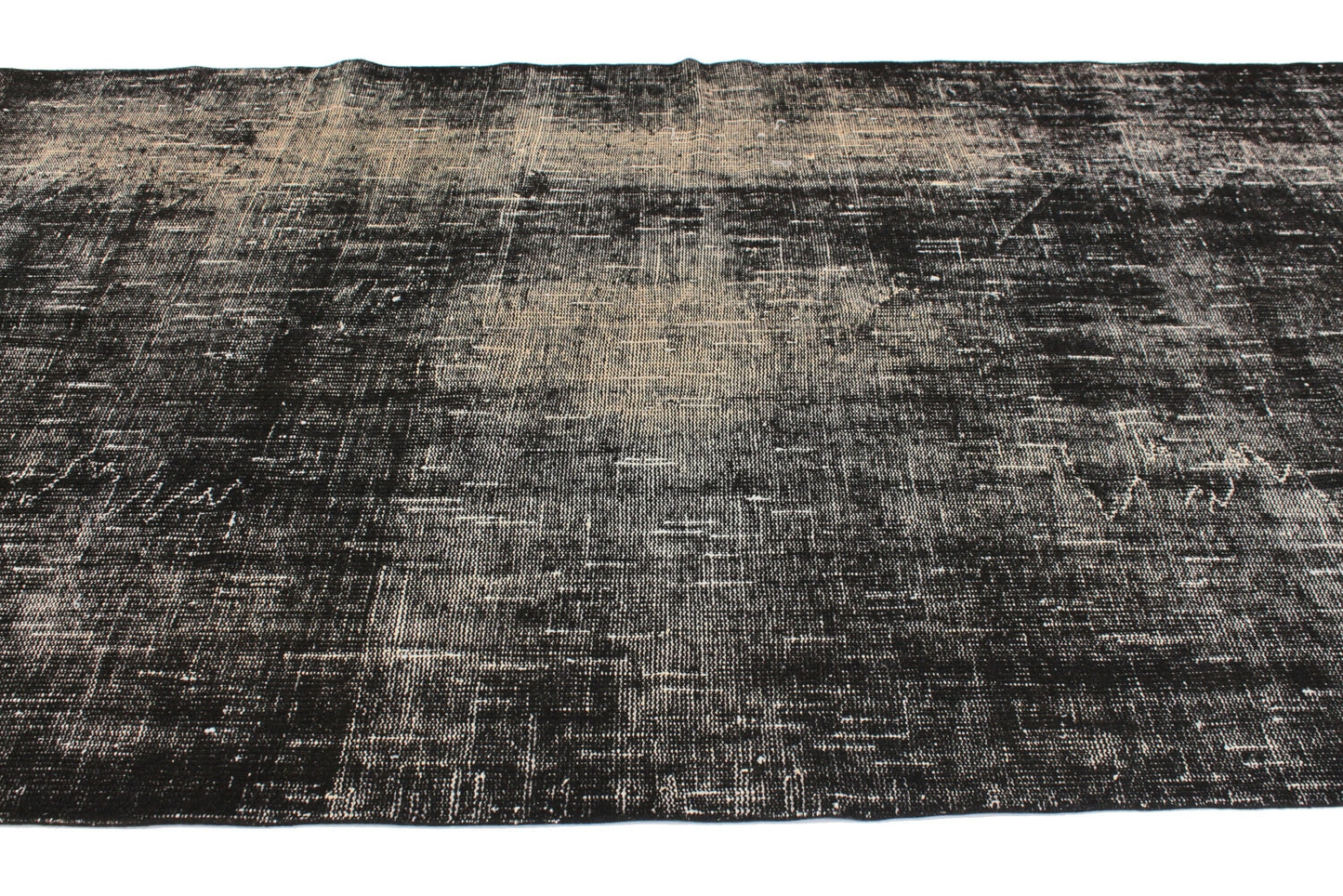 5x9 Turkish Rug Black ,Area Vintage Carpet Rug 5x9 ,Overdye Black Handmade Rug, Living room Rug ,Contemporary, Floor Rug ,3155