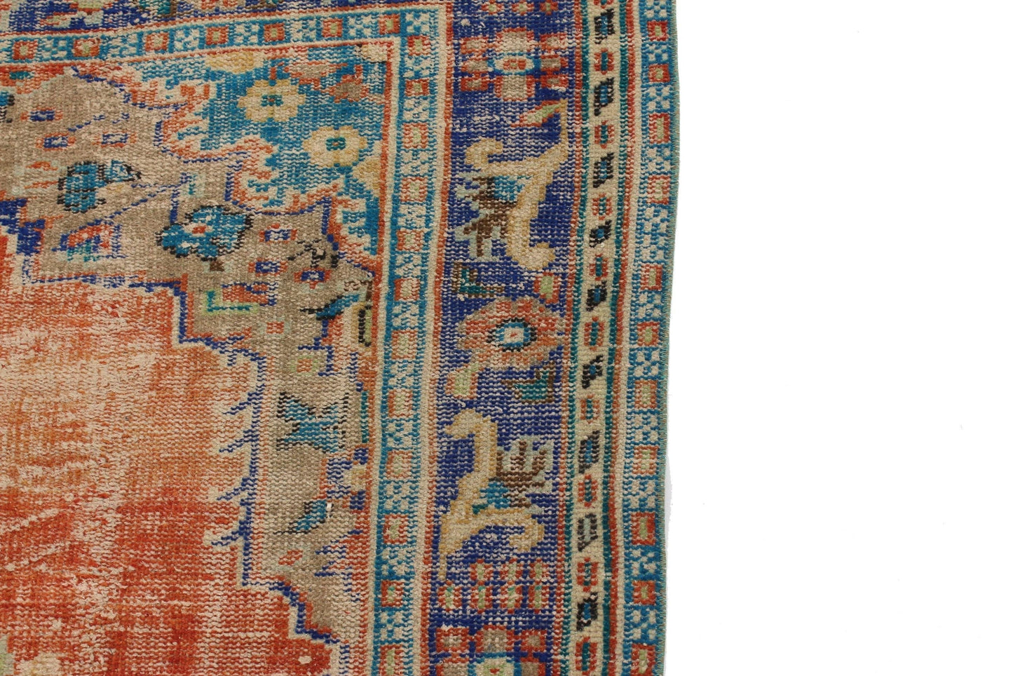5x8 Faded Oushak Rug, Turkish Rug 5x8, Vintage Rug, Carpet Rug Area, Handmade Rug, Boho Rug, Living room Rug, 6802