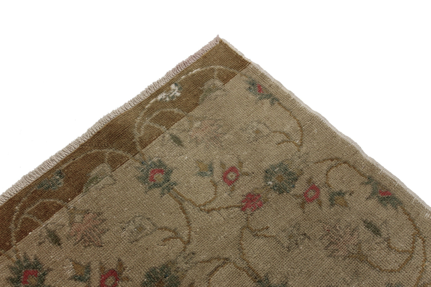 4x7 Turkish Rug Floral,3'6x7'4 ft,Vintage Rug Beauty,1970's Oushak Rug,Hand knotted Rug Area,Farmhouse Decor,Entryway Rug,Boho,5770