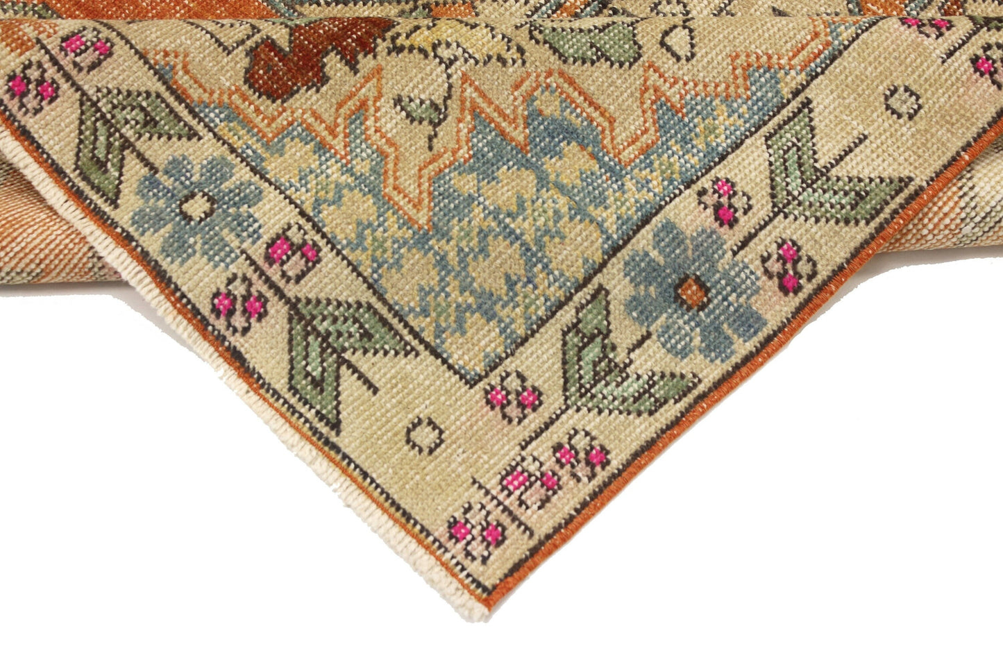 5x8 Turkish Rug, Area rug, Boho Decor, Carpet Rug, Handmade rug, Living room Rug, Nursery Rug, Orange Turkish Rug, Oushak rug, Rug 5x8,5611