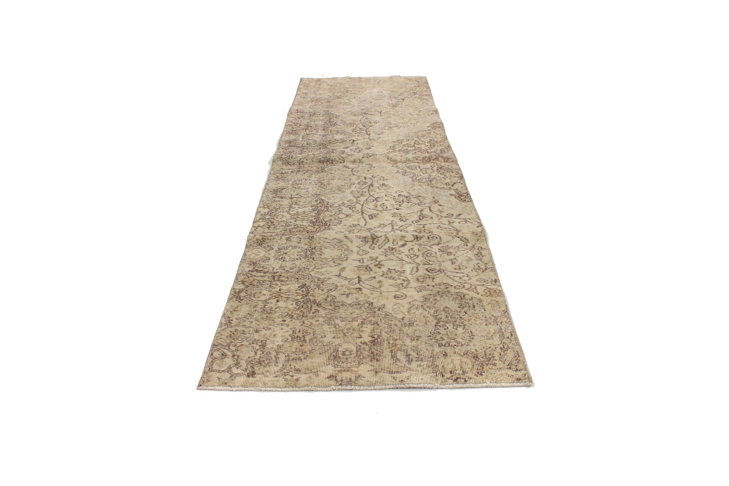 3x10 Beige Turkish Oushak Rug, 3x10 Runner Rug, Hallway Runner ,Oushak Runner ,Handmade Runner, 3x10 Turkish Oushak Runner ,4335