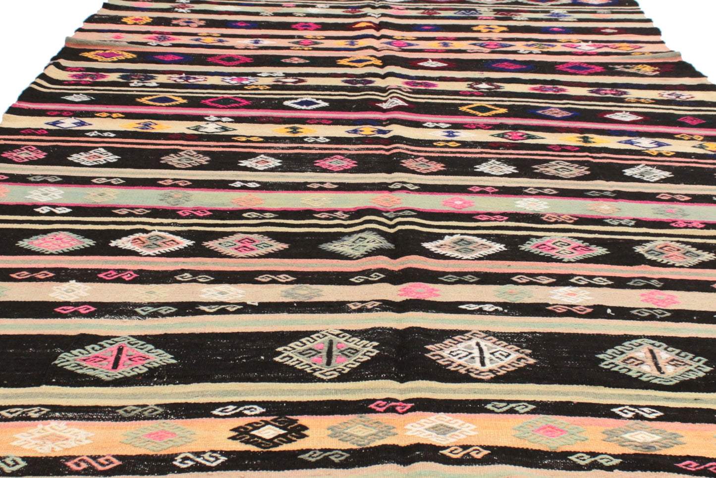 7x12 Kilim rug, Natural Kilim rug, Bohemian rug, TURKİSH VİNTAGE KİLİM Rug, Handmade rug, Entryway rug, Farmhouse rug, Unique rug, 6082