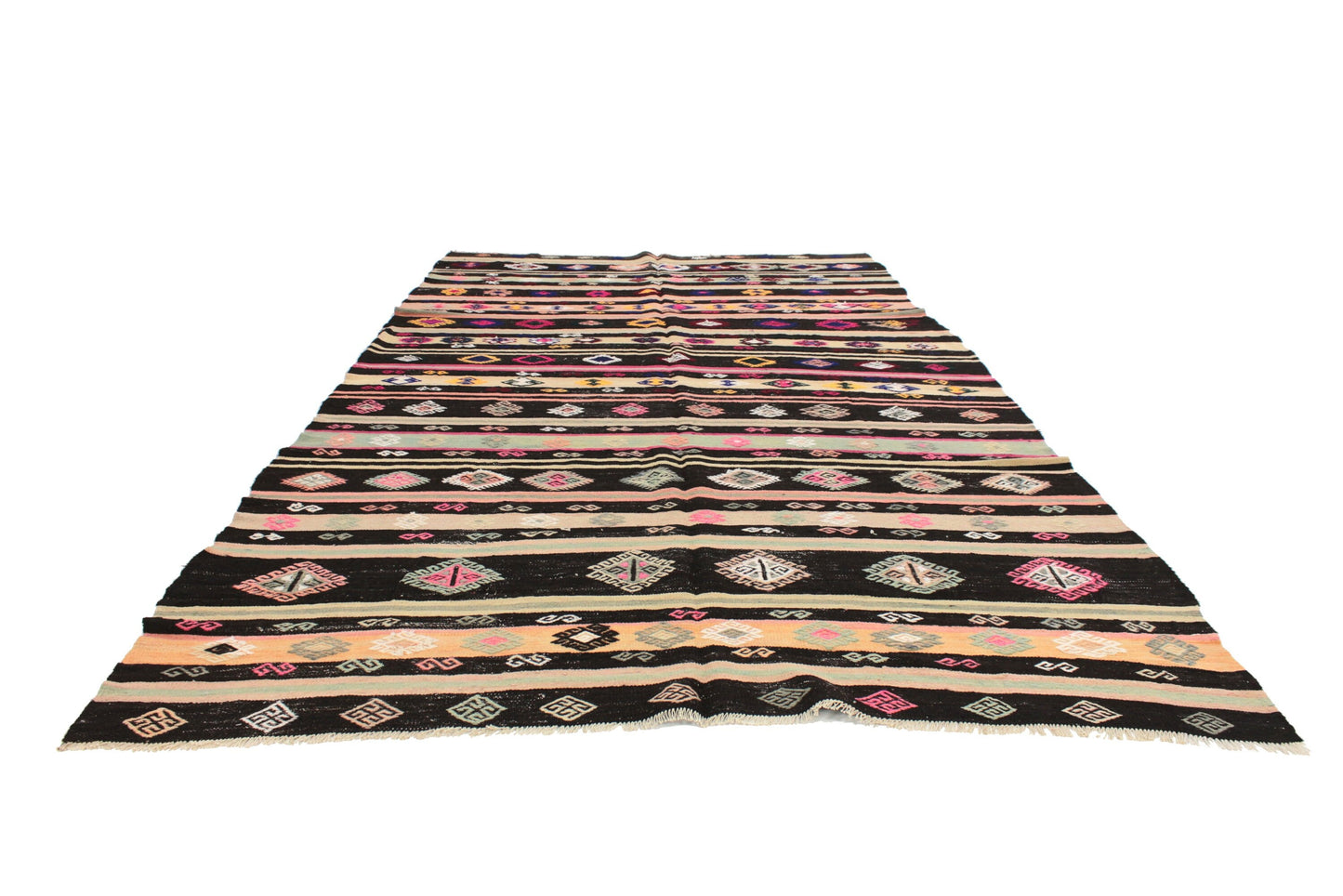 7x12 Kilim rug, Natural Kilim rug, Bohemian rug, TURKİSH VİNTAGE KİLİM Rug, Handmade rug, Entryway rug, Farmhouse rug, Unique rug, 6082