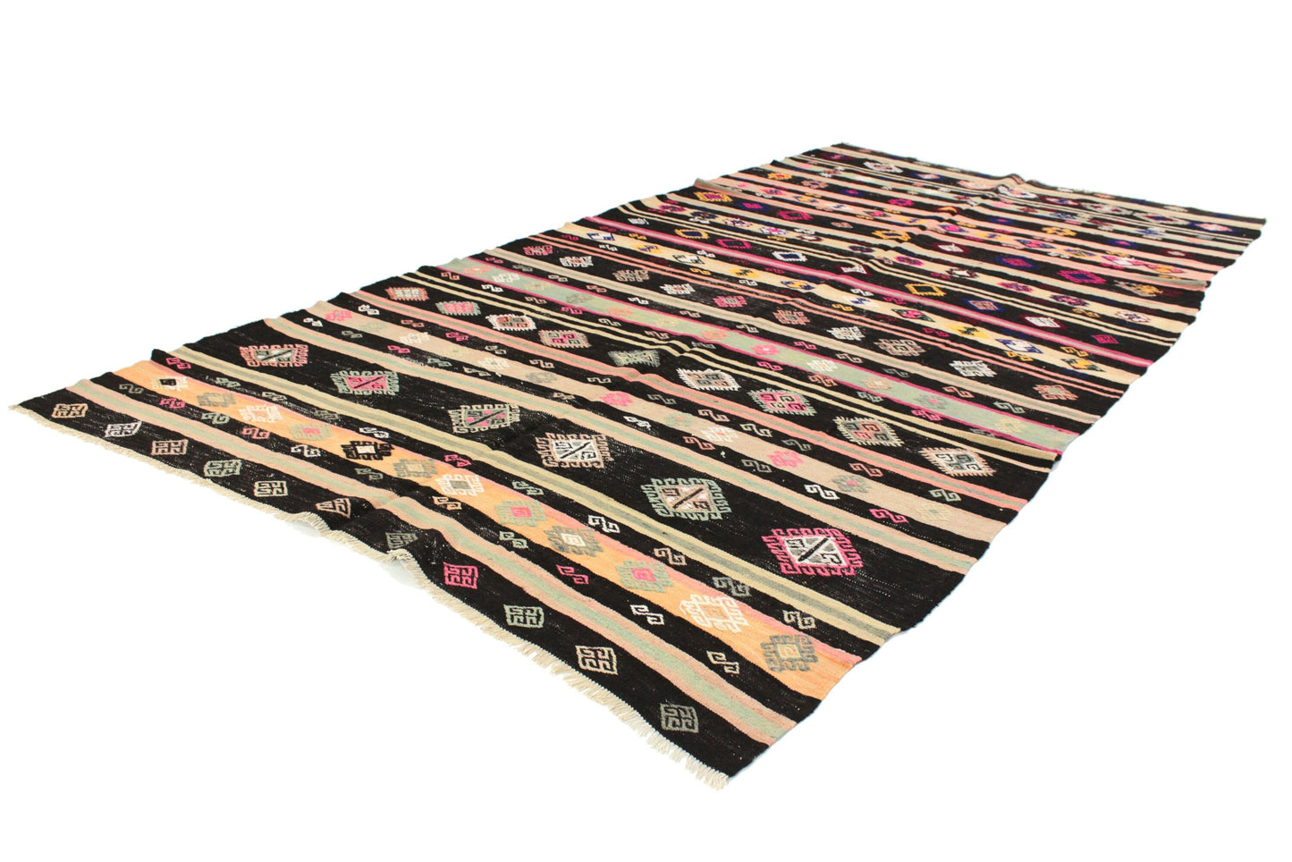 7x12 Kilim rug, Natural Kilim rug, Bohemian rug, TURKİSH VİNTAGE KİLİM Rug, Handmade rug, Entryway rug, Farmhouse rug, Unique rug, 6082