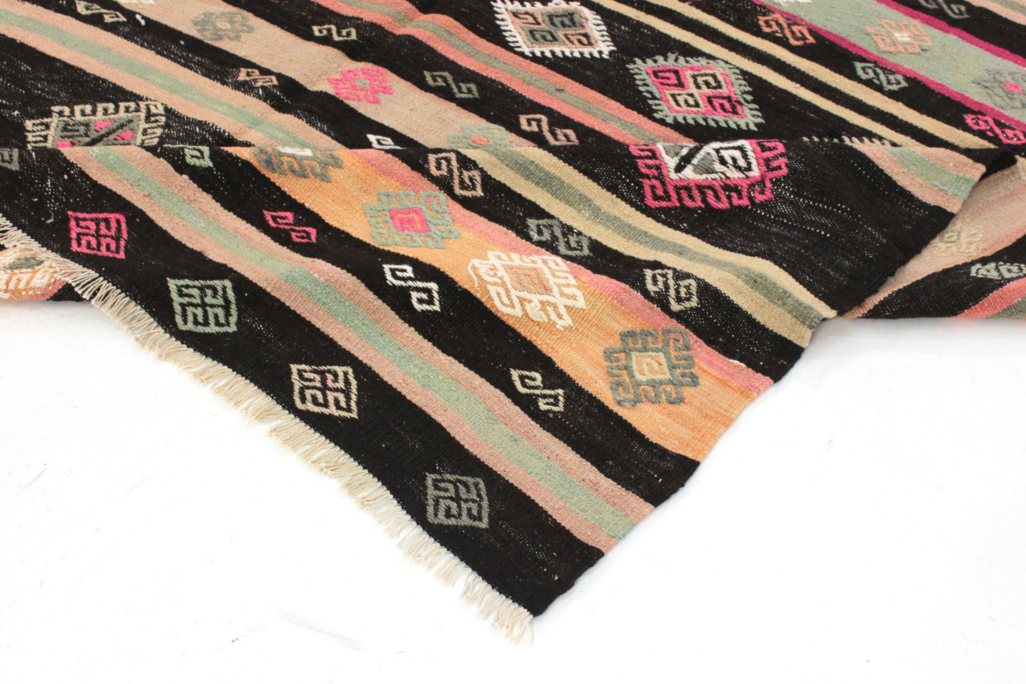 7x12 Kilim rug, Natural Kilim rug, Bohemian rug, TURKİSH VİNTAGE KİLİM Rug, Handmade rug, Entryway rug, Farmhouse rug, Unique rug, 6082