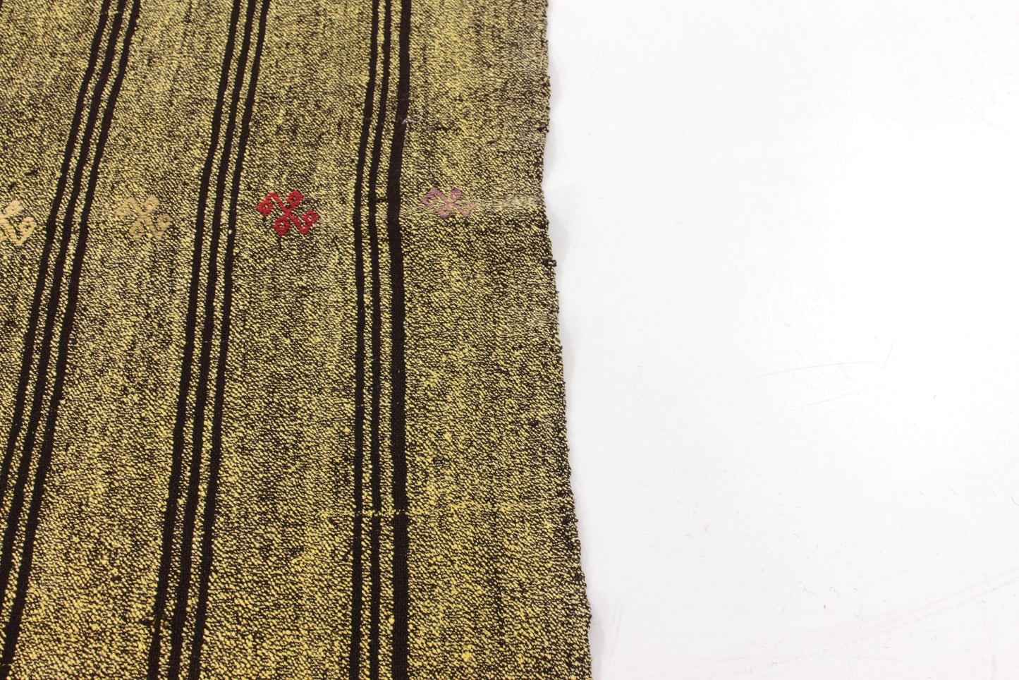 Yellowish Kilim Rug 5x8, Turkish Vintage Kilim Rug , Handmade Rug, Goat Hair Rug, Living Room, Eclectic, Fine Kilim Rug, 6255