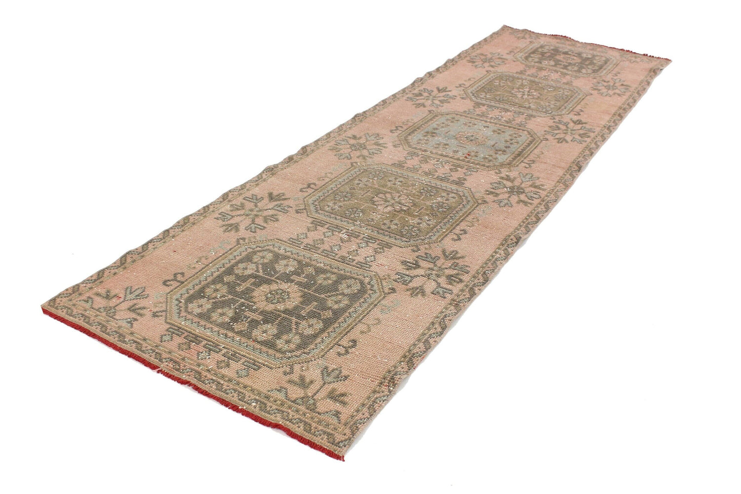 3x10 Runner Rug, Oushak Runner, Turkish Runner, Vintage Runner, Rug Runner, Carpet Runner, Kitchen Rug ,Hallway Rug, 4104