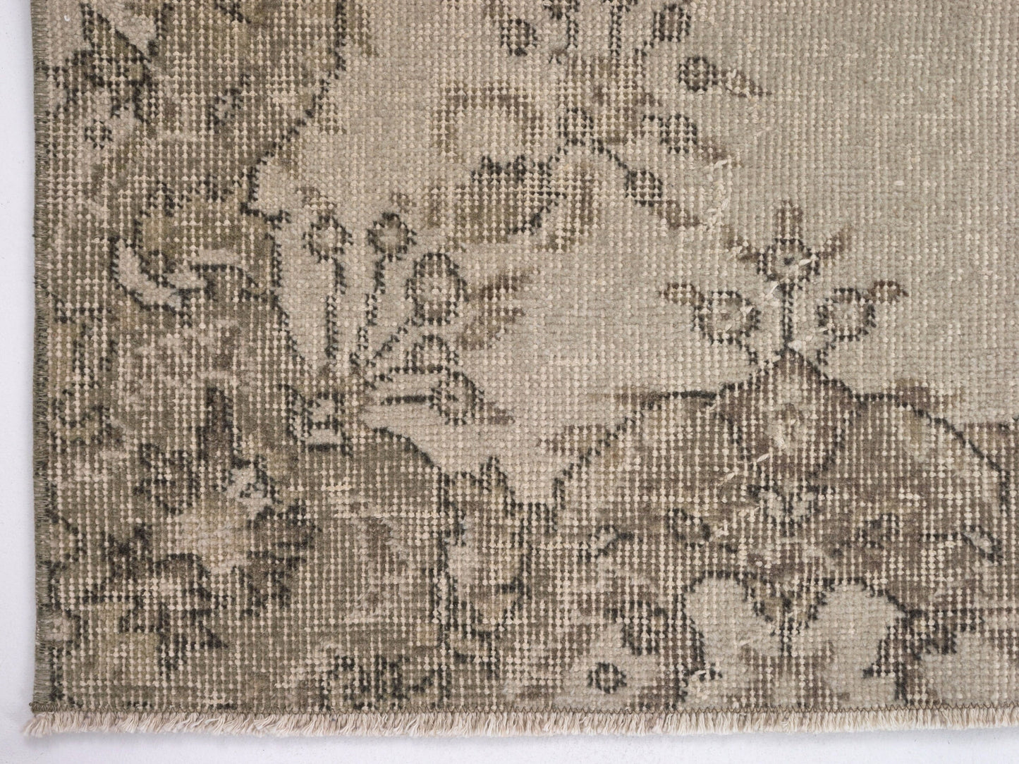 Beige Area rug, Small Vintage Rug, Turkish Oushak Rug, Handmade Rug, Carpet rug, Wool rug, Vintage Carpet, Bedroom rug, Rug 4x6, 9606