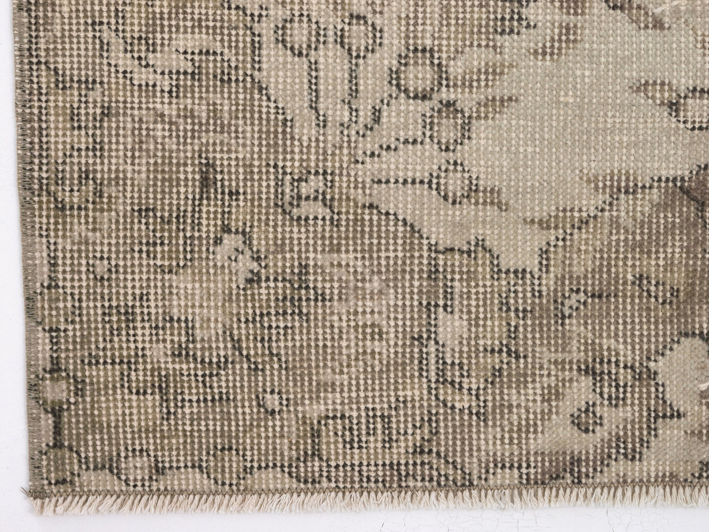 Beige Area rug, Small Vintage Rug, Turkish Oushak Rug, Handmade Rug, Carpet rug, Wool rug, Vintage Carpet, Bedroom rug, Rug 4x6, 9606