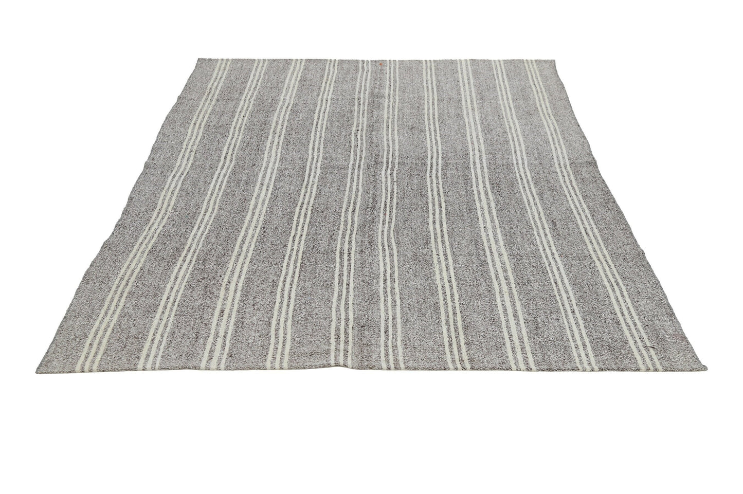 Turkish Rug, Kilim Rug, Area rug, Gray rug, Striped rug, Vintage Kilim Rug, Living room rug ,5x8 Kilim rug, Handmade rug, Contemporary, 8099