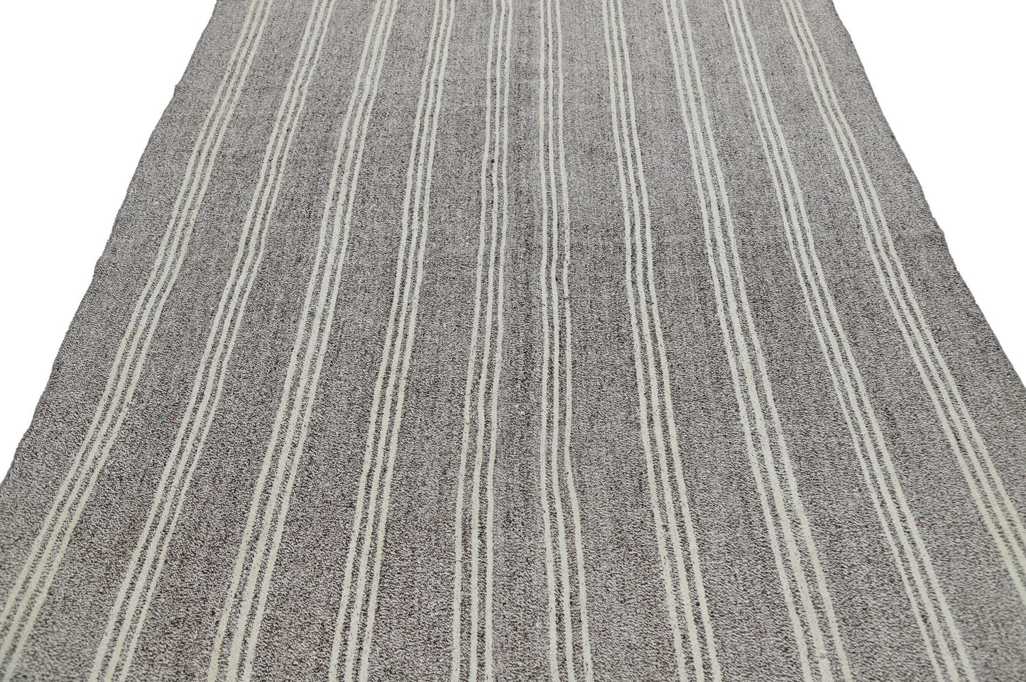 Turkish Rug, Kilim Rug, Area rug, Gray rug, Striped rug, Vintage Kilim Rug, Living room rug ,5x8 Kilim rug, Handmade rug, Contemporary, 8099