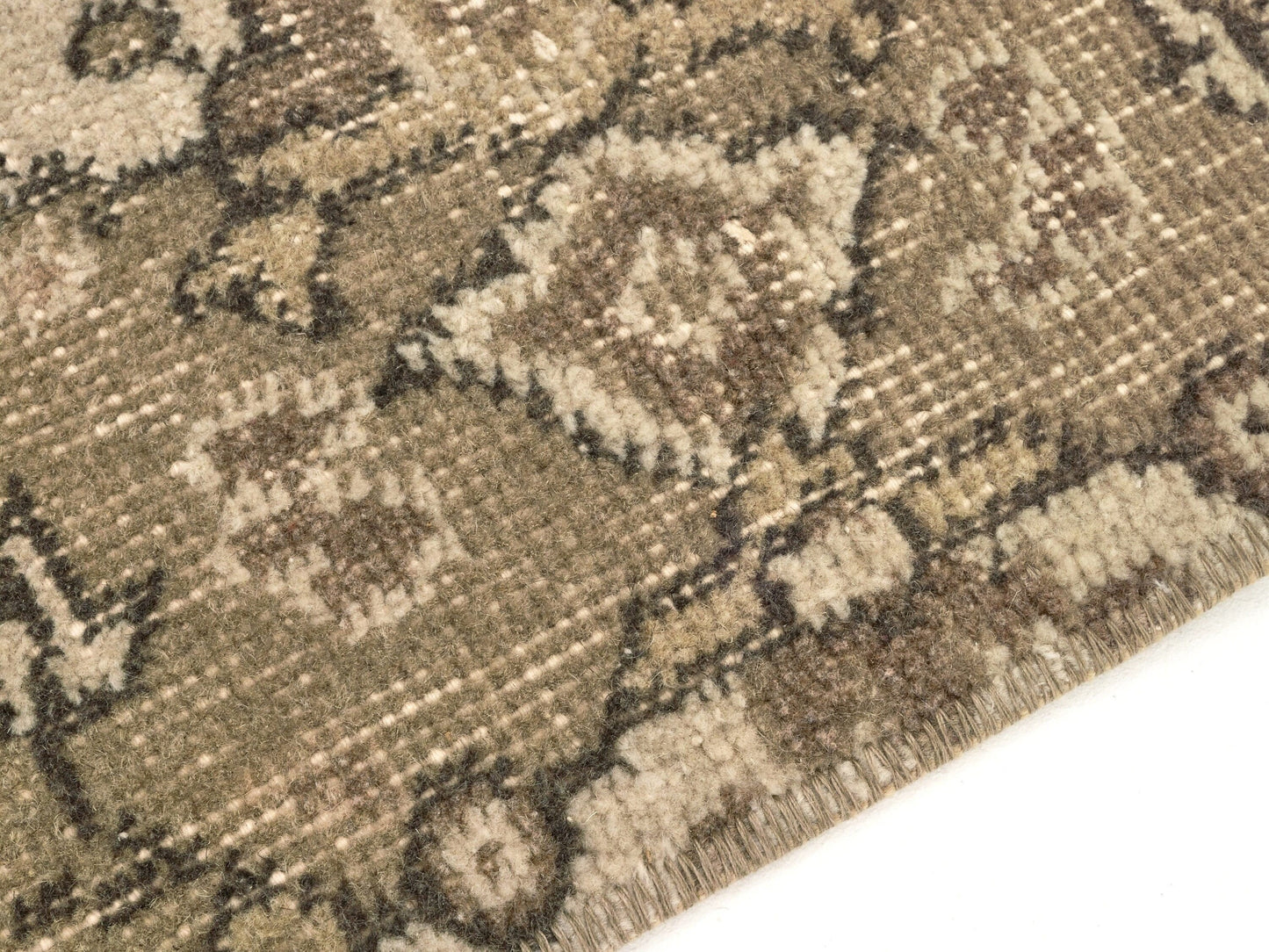 Neutral Turkish Rug, Oushak Carpet rug, Beige Rug, Vintage One of a kind rug, Handmade rug, Area rug 4x7, Unique rug, Floral rug, 9614