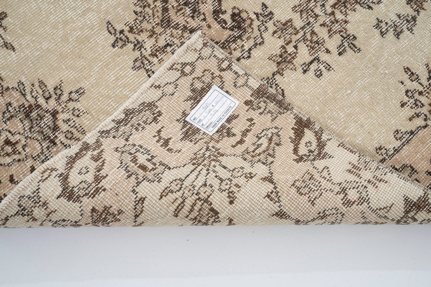 Area Rug, Antique Turkish Rug, Oushak Rug, Handmade rug, Beige Rug 4x7, Vintage Rug, One of a kind rug, Bedroom Entryway rug, Floor rug,9682