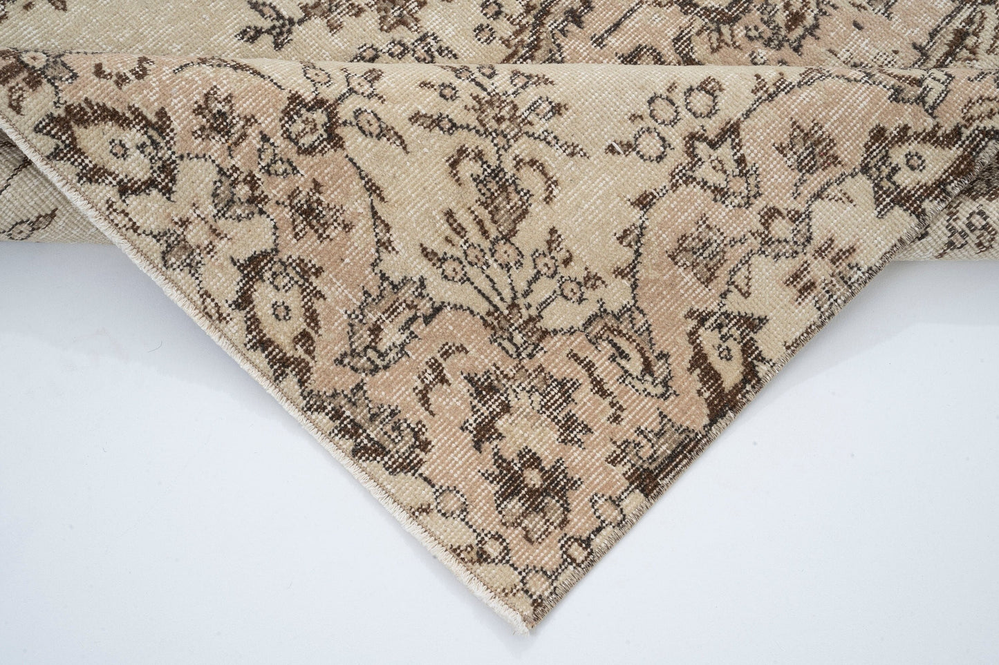 Area Rug, Antique Turkish Rug, Oushak Rug, Handmade rug, Beige Rug 4x7, Vintage Rug, One of a kind rug, Bedroom Entryway rug, Floor rug,9682