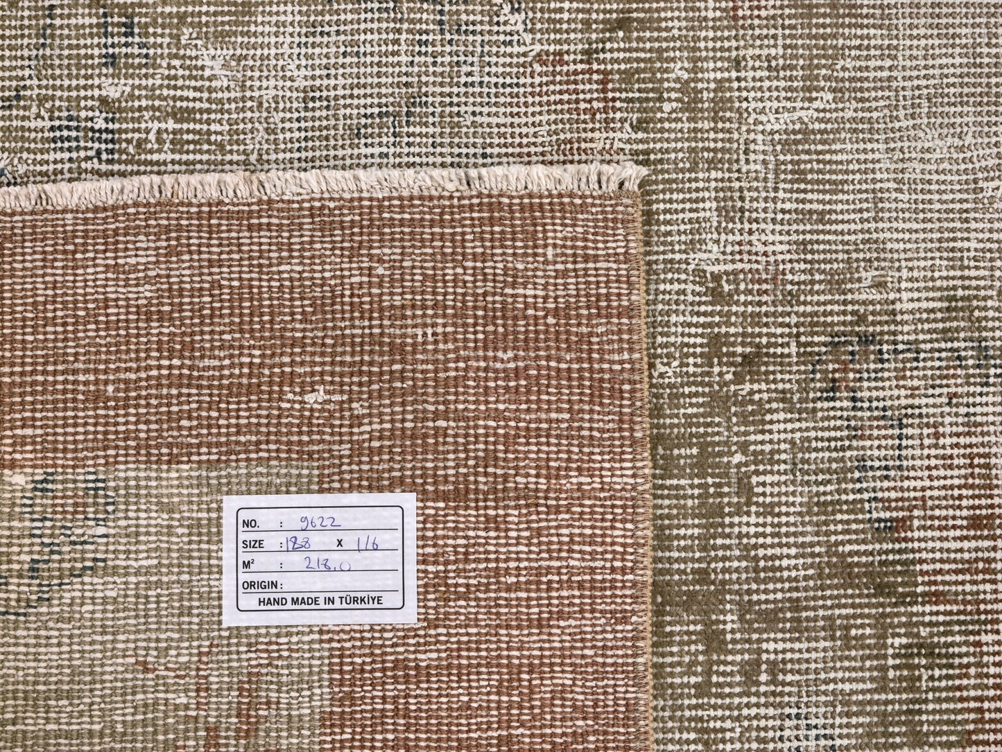 Small Oushak Rug, Vintage Rug, Turkish rug, Handmade rug, One of a kind rug, Distressed rug, Area rug 4x7, Bedroom rug, Bohemian rug, 9622