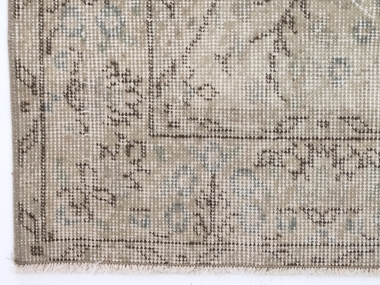 Beige Small Area Rug 4x6, Handmade Oushak Rug, Turkish Rug, Vintage Rug, Faded rug, Bedroom rug, Office rug, Carpet rug, Wool rug, 9589