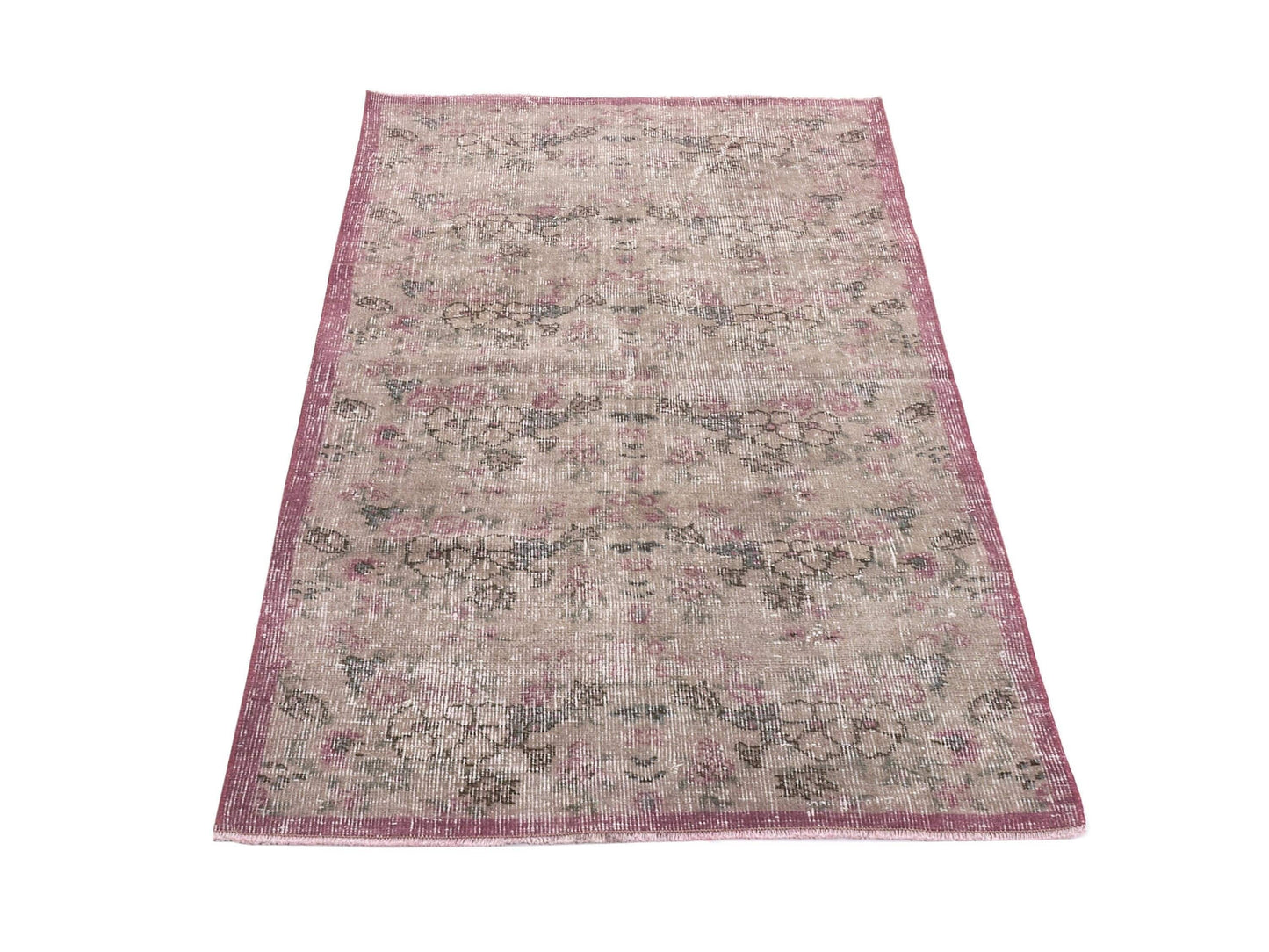 Bedroom Turkish rug, Oushak rug 3x6, Vintage rug, Area rug, Carpet rug, Handmade rug, Unique rug, Wool rug,Office rug,One of a kind rug,9590